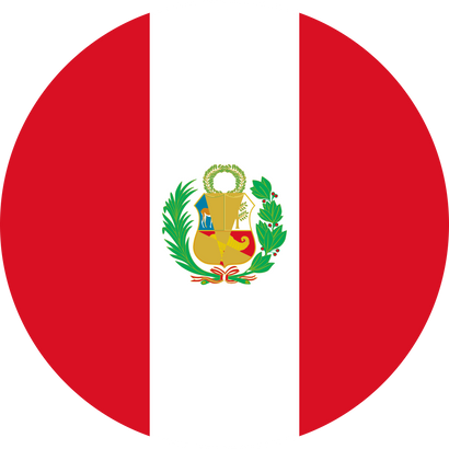 Peru Rounded Flag