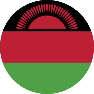 Circle flag vector of Malawi